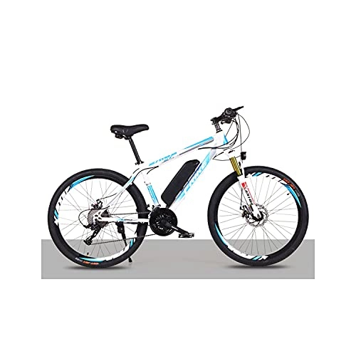 Electric Mountain Bike : Ebike, Electric bicycles, adult electric bicycles, electric mountain bikes，26’’ Electric Bikes for Adults, 250W Electric Bicycle E-bike with 8Ah Removable Lithium Battery，21-speed(Color:A004)