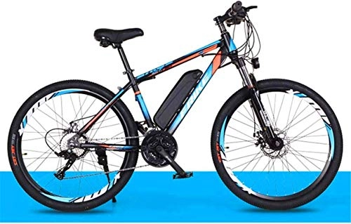 Electric Mountain Bike : Ebikes, 27 Speed Electric Mountain Bike, Gears Bicycle Dual Disc Brake Bike Removable Large Capacity Lithium-Ion Battery 36V 8 / 10AH All Terrain(Three Working Modes) ZDWN