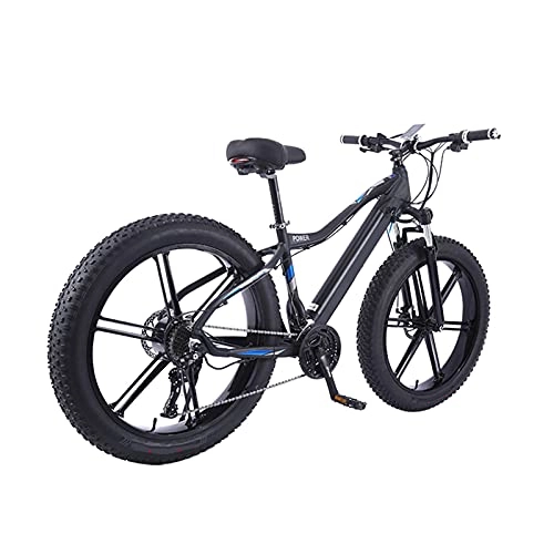 Electric Mountain Bike : Electric Bike, 26 Inch Electric Bikes for Adults Mountain Bike with 350W Motor, 36V / 10Ah Removable Battery, 27 Speed Gears, Double Disc Brakes, F, 26 inch