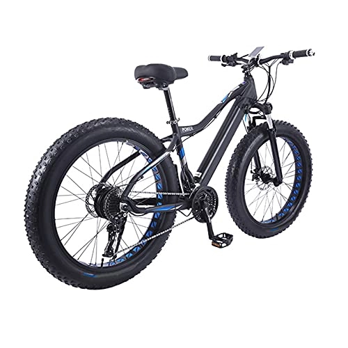 Electric Mountain Bike : Electric Bike, 26 Inch Electric Bikes for Adults Mountain Bike with 750W Motor, 48V / 13Ah Removable Battery, 27 Speed Gears, Double Disc Brakes, B