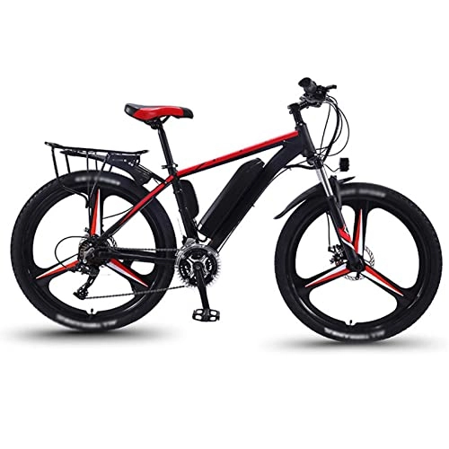 Electric Mountain Bike : Electric Bike 26 Inch Tire 500W Electric Mountain Bicycle 36V 15Ah Lithium Battery E-Bike 27 Speed Aluminum Alloy E Bike (Color : Black, Size : Battery 15A)