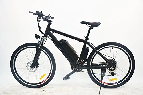 Electric Mountain Bike : Electric Bike 36V Lithium-ion Built in Battery Electric Motor Bicycle Ebike 26 - M0126 (Matt Black)