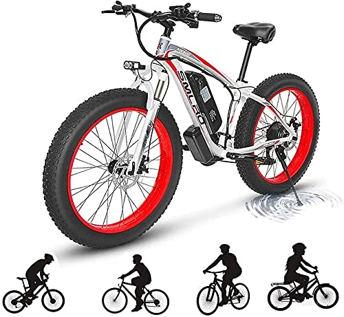 Electric Mountain Bike : Electric Bike 500W Electric Mountain Bike for Adults, 48V 15AH Lithium Battery Aluminum Alloy Mountain Cycling Bicycle, EBike with 27Speed Professional Transmission for Outdoor Cycling Work Out