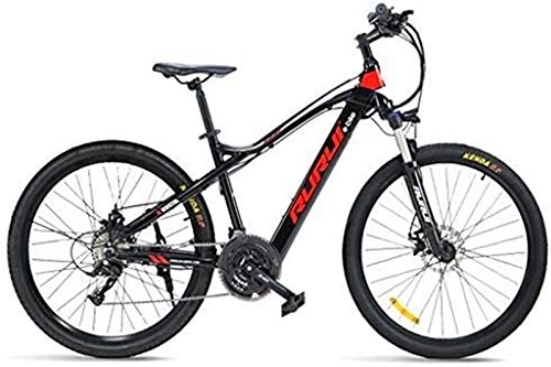 Electric Mountain Bike : Electric Bike Adult ForElectric Bikes, Aluminum Alloy Ebikes Bicycles all Terrain, 27.5" 48V 17Ah Removable Lithium-Ion Battery Mountain Ebike For Mens (Color : Red)