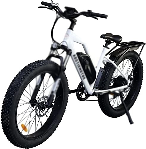 Electric Mountain Bike : Electric Bike Camouflage Electric Bike Fat Tire Removable Lithium Battery Removable Rear Fender for Adults