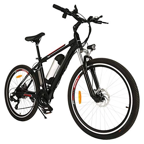 Electric Mountain Bike : electric bike Ebike mountain bike, 26'' electric bike (Black)