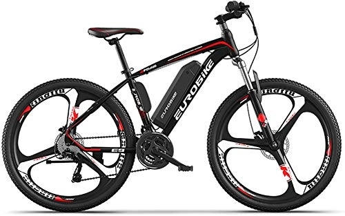 Electric Mountain Bike : Electric Bike, Electric Bikes for Adults 26" Mountain E Bike 250W 36V 8Ah Removable Lithium Battery 27-Speed Lightweight City Electric Bicycle with 3 Riding Modes for Beaches Snow Gravel Etc