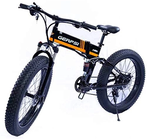 Electric Mountain Bike : Electric Bike Electric Mountain Bike 26'' Electric Mountain Bike 36V 350W 10Ah Removable Large Capacity Lithium-Ion Battery Dual Disc Brakes Load Capacity 100 Kg Lithium Battery Beach Cruiser for Adul