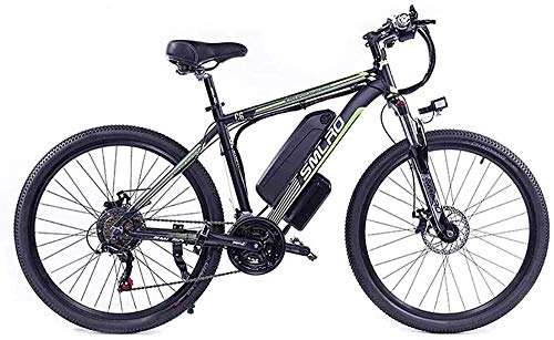 Electric Mountain Bike : Electric Bike Electric Mountain Bike 26-inch Adult Electric Bike, 27-Speed-Dating Removable Battery Mountain Bike 48V10AH350W, with LCD Meter and Headlight Commuter Men's Electric Cross-Country Bike (