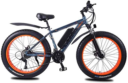Electric Mountain Bike : Electric Bike Electric Mountain Bike 350W Electric Bike 26'' Adults Electric Bicycle / Electric Mountain Bike, 36V Mountain Bike 27 Speed ?Fat Tire Snow Bike Removable Battery, Electric Trekking / Touring