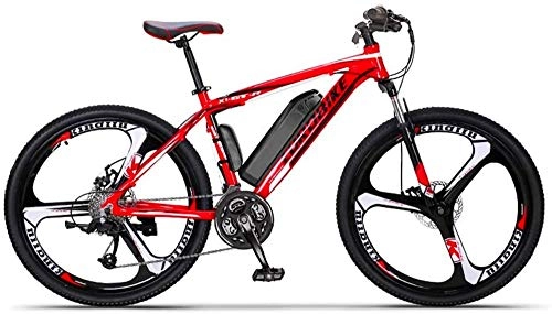 Electric Mountain Bike : Electric Bike Electric Mountain Bike Adult Electric Mountain Bike, 36V Lithium Battery, Aerospace Aluminum Alloy 27 Speed Electric Bicycle 26 Inch Wheels for the jungle trails, the snow, the beach, th