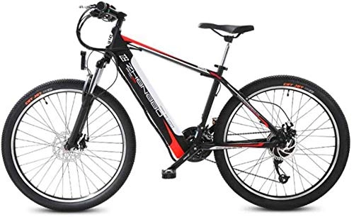 Electric Mountain Bike : Electric Bike Electric Mountain Bike Adult Electric Mountain Bike, 48V 10AH Lithium Battery, 400W Teenage Student Electric Bikes, 27 speed Off-Road Electric Bicycle, 26 Inch Wheels for the jungle trai