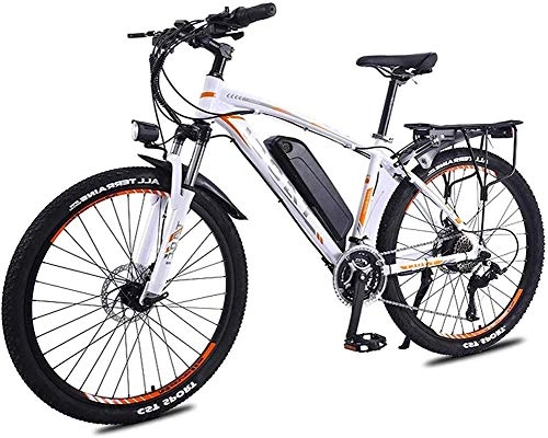 Electric Mountain Bike : Electric Bike Electric Mountain Bike Adults 26 Inch Wheel Electric Bike Aluminum Alloy 36V 13AH Lithium Battery Mountain Cycling Bicycle, Lithium Battery Beach Cruiser for Adults (Color : Blue) Mounta