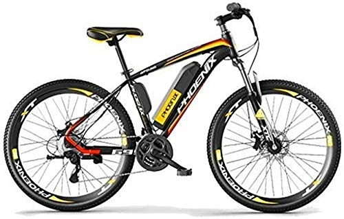 Electric Mountain Bike : Electric Bike Electric Mountain Bike Electric Snow Bike, 26.5 Inch Electric Bicycle 250W Mountain Bike 36V Waterproof And Dustproof Lithium-ion Battery For Outdoor Cycling Travel Work Out Lithium Batt