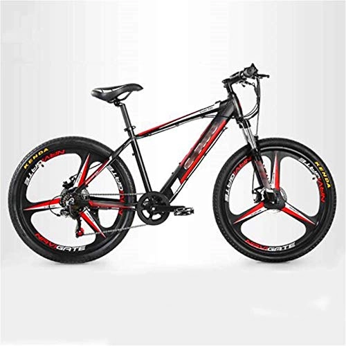 Electric Mountain Bike : Electric Bike Electric Mountain Bike Electric Snow Bike, 26 inch Adult Electric Bikes, 48V 9.6A lithium battery Aluminum alloy Bikes LCD display 7 speed Mountain Bicycle Sports Outdoor Cycling Lithium