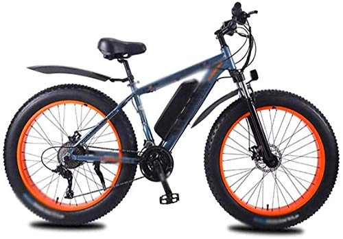 Electric Mountain Bike : Electric Bike Electric Mountain Bike Electric Snow Bike, 26 inch Electric Bikes 48V / 13Ah lithium battery Double shock absorber Disc Brake, 4.0Fat tire Bicycle LED display Outdoor Cycling Travel Work Ou