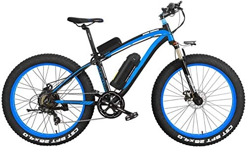 Electric Mountain Bike : Electric Bike Electric Mountain Bike Powerful 1000W Aluminum Alloy Men's Electric Bike with 16A Lithium Battery and LCD Display 7 Speed Electric Mountain Bike Professional Transmission System Brushles