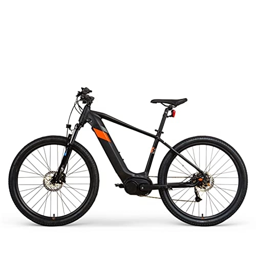Electric Mountain Bike : Electric Bike for Adults 18MPH 250W Motor 27.5inch Electric Mountain Bicycle 36V 14Ah Hide Lithium Battery Ebike (Color : Black)
