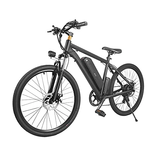 Electric Mountain Bike : Electric Bike for Adults, 26" Electric Mountain Bike with 350W Motor, Removable 36V 10.4A Battery, Professional 7 Speed Gears