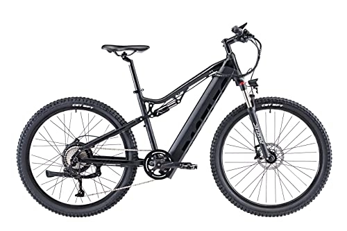 Electric Mountain Bike : Electric Bike for Adults 27.5'' Full Suspension Mountain E-bike Powerful 750 Peak Motor Bicycle with 48v 13AH Removable Battery Ebike Aluminum Frame Dual Suspension E-MTB 9 Speed Gears