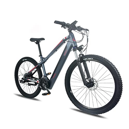 Electric Mountain Bike : Electric Bike for Adults 500W 27 Speed Electric Mountain Bicycle with Removable 48V 10.5Ah Lithium-Ion Battery 27.52.4 Inch Tire