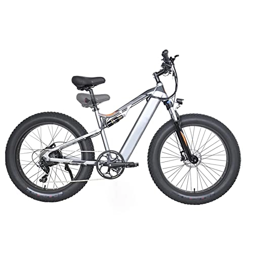 Electric Mountain Bike : Electric Bike for Adults 750W Electric Mountain Bicycle 264.0 Fat inch Tire 48V Removable Battery Ebike