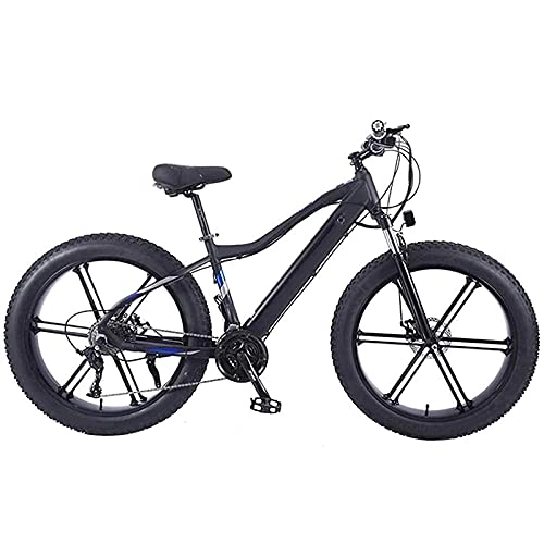 Electric Mountain Bike : Electric Bike, Mountain Bicycle, Adult City E-Bike, 26 Inch Light Portable 350W High Speed Electric Mountain Bike, Three Working Modes for Mens, Women's, Teenager, Travel, Outdoor, Black