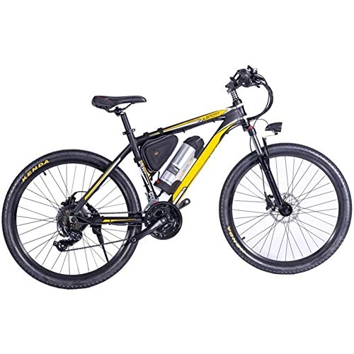 Electric Mountain Bike : Electric Bikes for Adult, Magnesium Alloy Ebikes Bicycles All Terrain, 26" 36V 350W 13Ah Removable Lithium-Ion Battery Mountain Ebike for Men