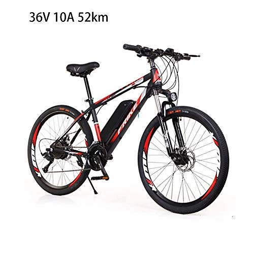 Electric Mountain Bike : Electric Mountain Bike, 26'' Electric Bicycle All Terrain with Removable LargeCapacity Lithium-Ion Battery 36V 8AH 250W), 21 Speed Gear And Three Working Modes, 2