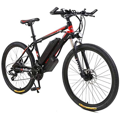 Electric Mountain Bike : Electric Mountain Bike, 26" Electric Mountain Bike With 36v 8AH 250W Lithium-Ion Battery Dual Disc Brakes for Mens Outdoor Cycling Travel Work Out And Commuting Electric Powerful Bicycle