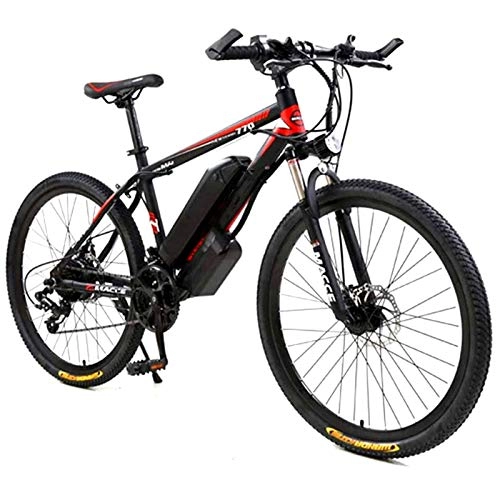 Electric Mountain Bike : Electric Mountain Bike, 26" Electric Mountain Bike With36v 8AH 250W Lithium-Ion Battery Dual Disc Brakes for Mens Outdoor Cycling Travel Work Out And Commuting Electric Powerful Bicycle