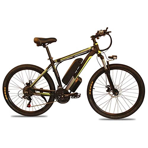 Electric Mountain Bike : Electric Mountain Bike, 26 Inch Mountain Electric Bicycle, Brakes Electric Bikes for Adults, Air Full Suspension 350W Ebikes with Removable Lithium Battery, Recharge System Electric Powerful Bicycle