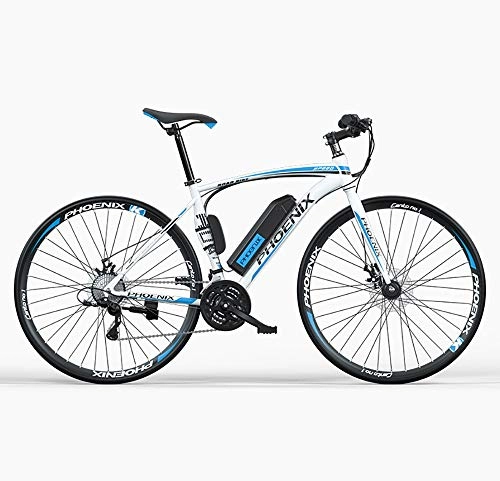 Electric Mountain Bike : Electric Mountain Bike, 27 speed / 250W / 36v / Charging Time 6 Hours High-Efficiency Lithium Battery-Range Of Mileage 70-12 km-High Carbon Steel Electric Bicycle, BOLI Double Disc Brake