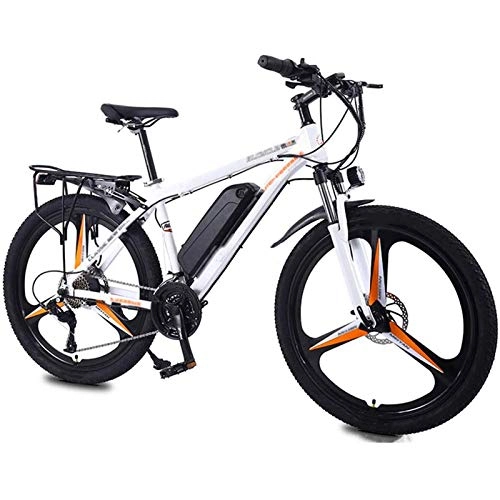 Electric Mountain Bike : Electric Mountain Bike, Electric Bicycle 26 Inches Adult Mountain Bike Aluminum Alloy 27 Speed 350w Motor 36v / 8ah Lithium-ion Battery Max Speed 35km / h 3 Riding Modes Portable Bicycle for Commuter Trav