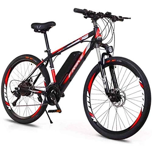 Electric Mountain Bike : Electric Mountain Bike, Electric Bike for Adults 26 In Electric Bicycle with 250W Motor 36V 8Ah Battery 21 Speed Double Disc Brake E-bike with Multi-Function Smart Meter Maximum Speed 35Km / h Electric