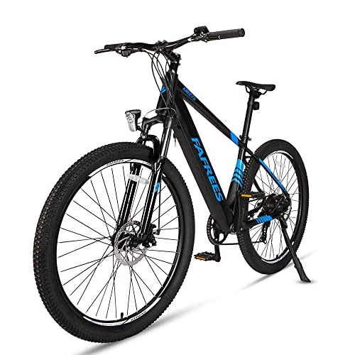 Electric Mountain Bike : Electric Mountain Bikes for Adults，Electric Assisted Mountain Bicycle Mountain Electric Bicycle ，Men Weekend Trip and Outdoor Discovery (Black Blue)