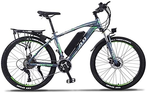 Electric Mountain Bike : Electric Snow Bike, 26 in Electric Bikes for Adults 350W Aluminum Alloy Mountain E- Bikes with 36V13ah Lithium Battery and Controller, Double Disc Brake 27 Speed Bicycle Boost Endurance 90Km Lithium B