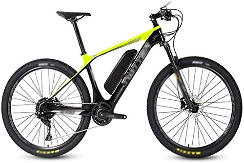 Electric Mountain Bike : Electric Snow Bike, 26 inch Carbon Fiber Electric Bikes, LCD Digital Display Control Mountain Bike 36V13Ah Lithium Battery Bicycle Outdoor Cycling Lithium Battery Beach Cruiser for Adults