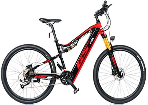 Electric Mountain Bike : Electric Snow Bike, 27.5 inch Electric Bikes Air-Pressure Shock-Absorbing Fork, 48V / 17.5A Bicycle for Outdoor Cycling Travel Work Out Adult for Mens Lithium Battery Beach Cruiser for Adults