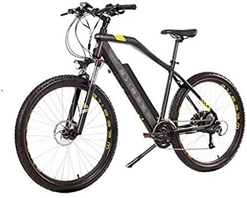 Electric Mountain Bike : Electric Snow Bike, Adults 27.5" Electric Mountain Bike, 400W E-bike With 48V 13Ah Lithium-Ion Battery For Adults, Professional 27 / 21 Speed Transmission Gears Lithium Battery Beach Cruiser for Adults