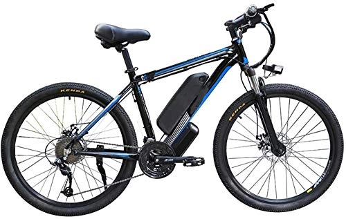 Electric Mountain Bike : Electric Snow Bike, Electric Bikes for Adult 1000w 26-inch Electric Mountain Bike, with Removable 48v and 13ah Battery 21-speed Gear Change for Outdoor Cycling Travel Work out Lithium Battery Beach Cr