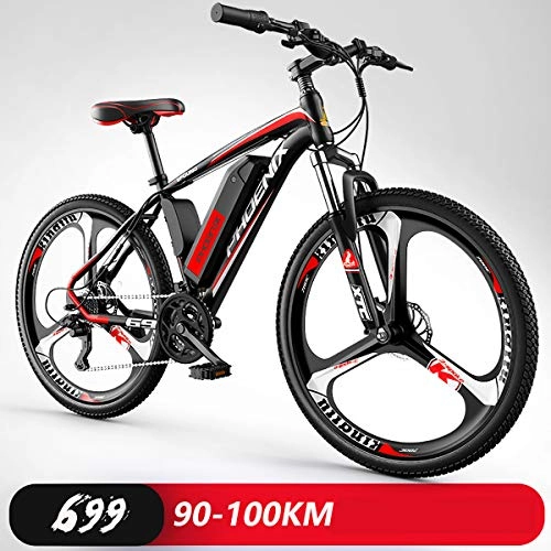 Electric Mountain Bike : ERICN 26'' Electric Mountain Bike With Removable Large Capacity Lithium-ion Battery, Electric Bike 27 Speed Gear And Three Working Modes Lithium Battery Mountain Cycling Bicycle