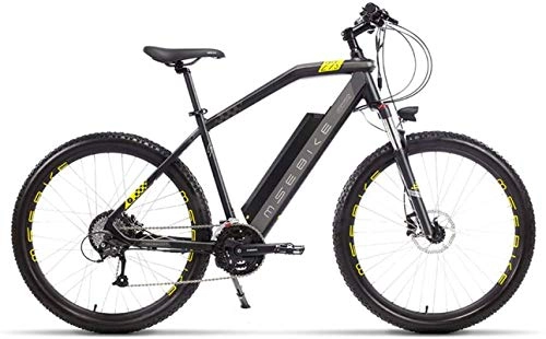 Electric Mountain Bike : Fangfang Electric Bikes, 27.5-Inch 27-Speed Folding Electric Mountain Bikes, Lithium Battery Aluminum Alloy Light And Convenient for Off-Road Vehicles for Men And Women, E-Bike