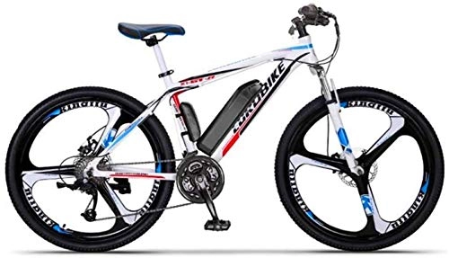 Electric Mountain Bike : Fangfang Electric Bikes, Adult 26 Inch Electric Mountain Bike, 36V Lithium Battery, Aluminum Alloy Frame Offroad Electric Bicycle, 27 Speed, E-Bike (Color : B, Size : 35KM)