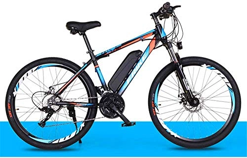 Electric Mountain Bike : Fangfang Electric Bikes, Electric Mountain Bike 26-Inch with Removable 36V 8Ah Lithium-Ion Battery Three Working Modes Load Capacity 200 Kg, E-Bike (Color : White Red)
