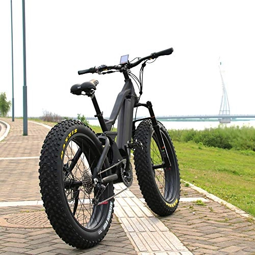 Electric Mountain Bike : Fat ASs Tire 1000W Bafang Motor Mountain EBike