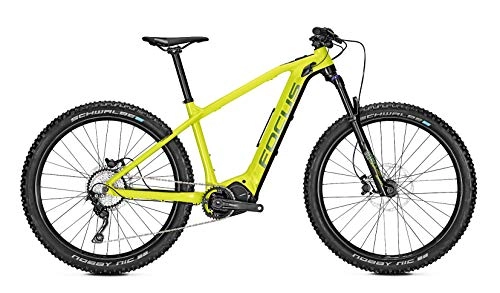 Electric Mountain Bike : Focus Jam HT 6.8 plus Shimano Steps Electric all Mountain Bike 2019 - lime, L / 47cm