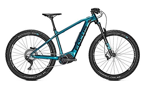 Electric Mountain Bike : Focus Jam HT 6.9 plus Shimano Steps Electric all Mountain Bike 2019 - Teal, L / 47cm