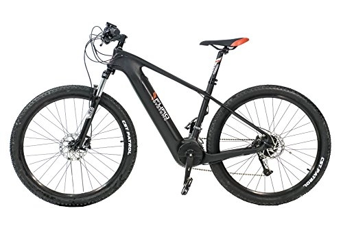 Electric Mountain Bike : FuroSystems Powerful Full Carbon Integrated Electric Mountain Bike SIERRA
