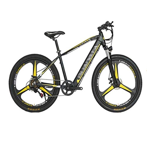 Electric Mountain Bike : FZYE 27.5 inch Electric Bikes, 48V10A Mountain Bike Variable speed Boost Bicycle Men Women, Yellow